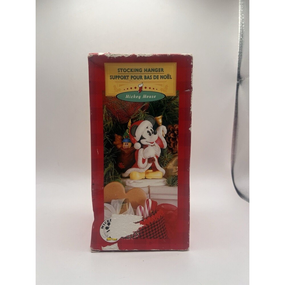 Hallmark Disney Mickey Mouse Santa Christmas Stocking Hanger